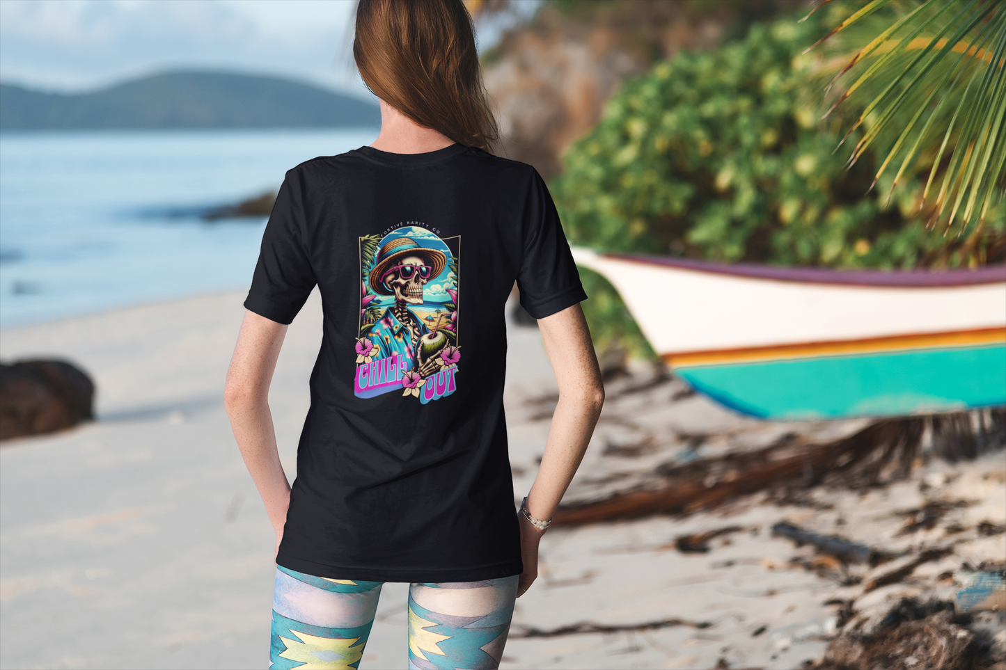 CHILL OUT Relaxed fit Graphic Tee (Women's)