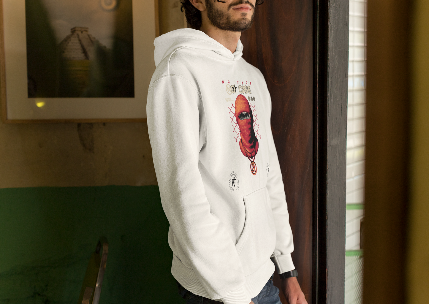 No Face No Case Premium Unisex Hoodie
