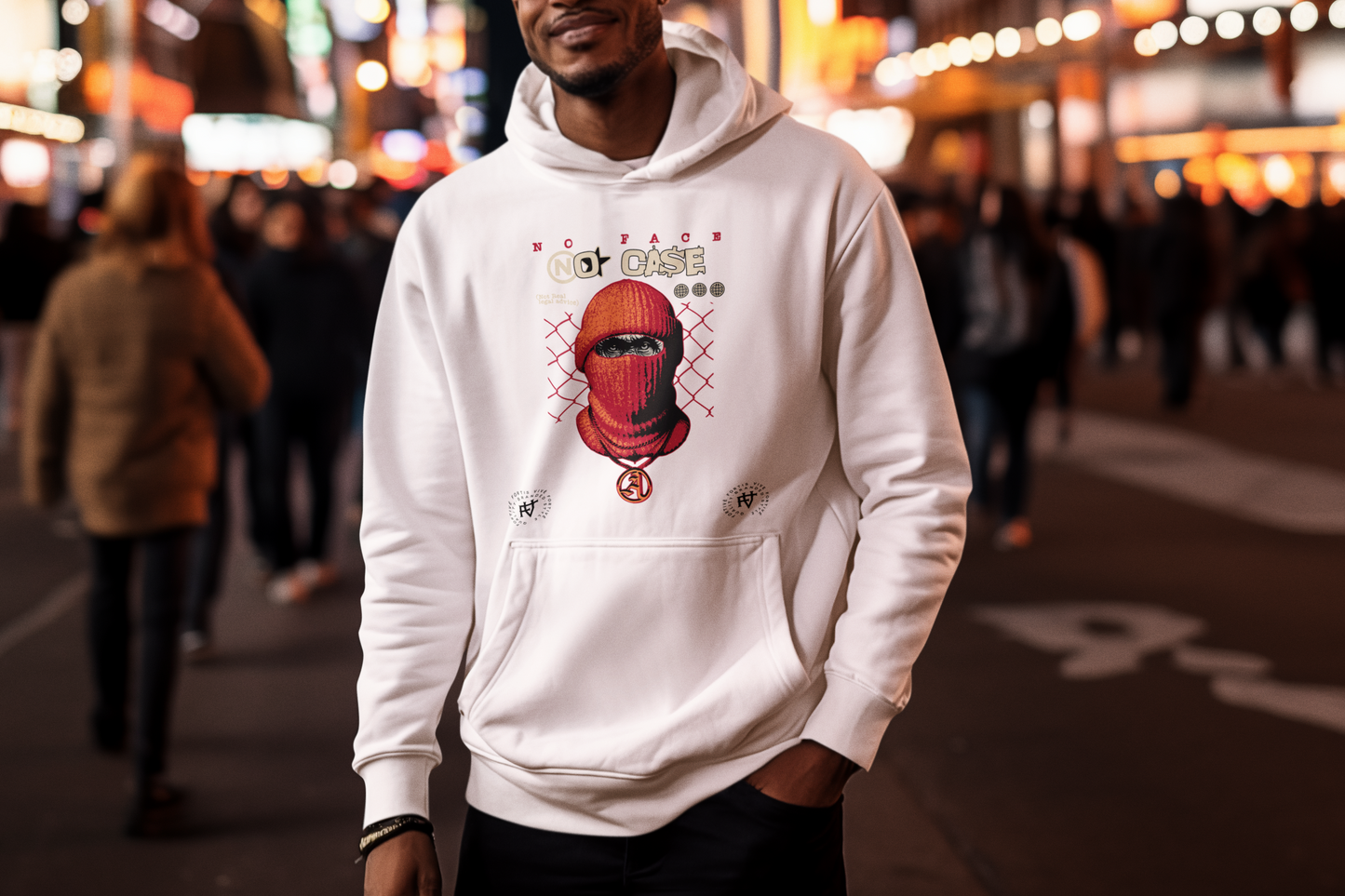 No Face No Case Premium Unisex Hoodie
