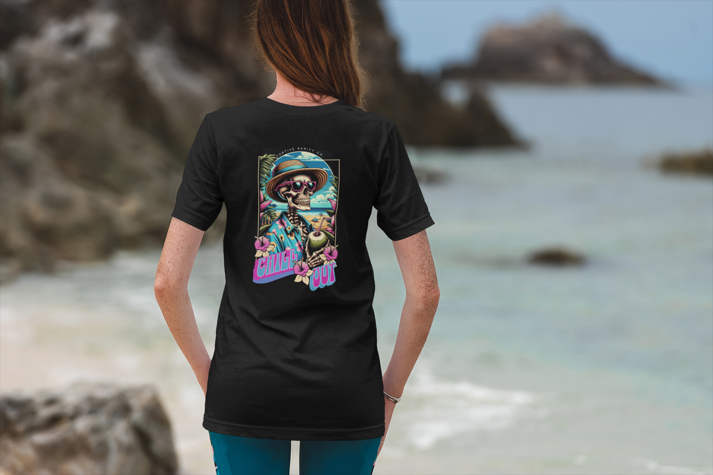 CHILL OUT Relaxed fit Graphic Tee (Women's)